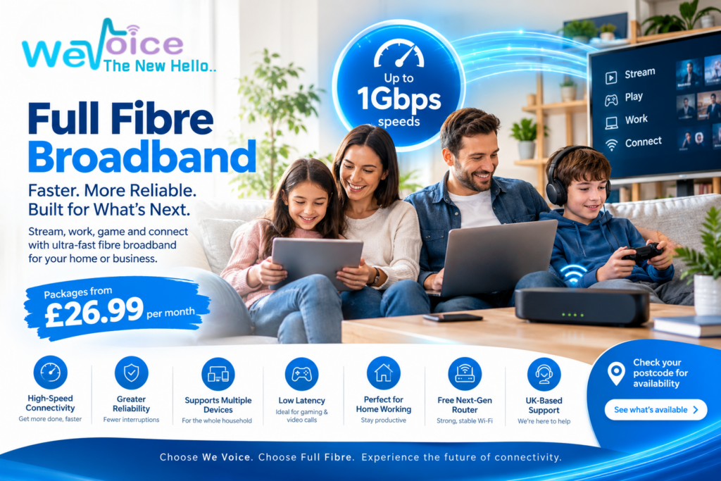 Why Full Fibre Broadband Is the Future of Faster Connectivity
